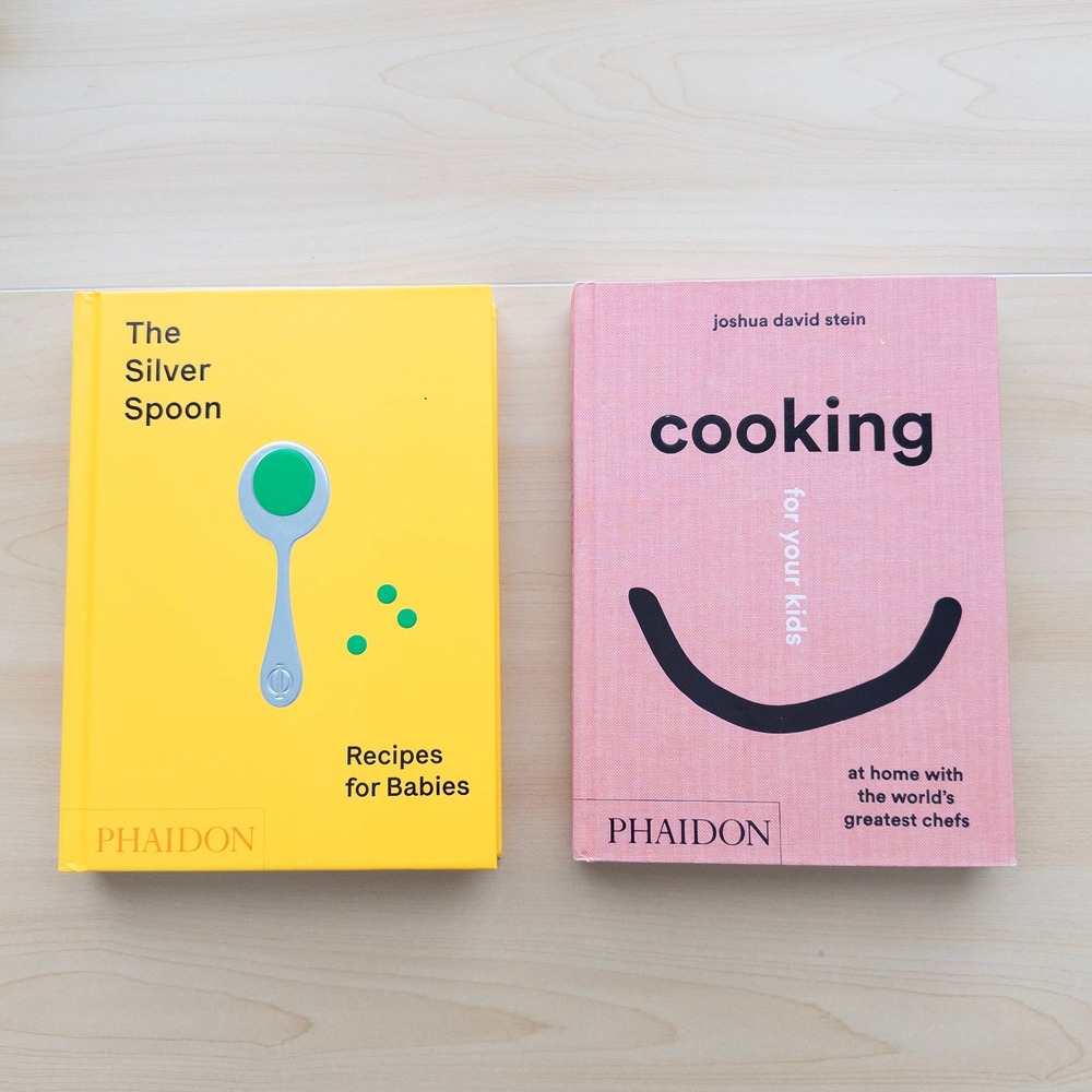 Phaidon Unisex Cookbook Set OS Yellow Pink Silver Spoon Cooking for Your Kids